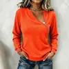 Annuo Desarrollo Propio 2026 Ropa Femenina Europea y Americana Estación Independiente de Amazon Otoño/Invierno Moda Casual Cremallera Cuello en V Manga Larga Top