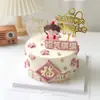 Figura de Arcilla Blanda de Moda para el Día de la Madre Topper para Pastel Mamá Linda Cumpleaños Mamá Rica Decoración