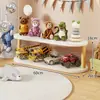Estante de almacenamiento para muñecos de peluche, estante de almacenamiento para coches de juguete, organizador de almacenamiento de gran capacidad, estante de exhibición y vitrina