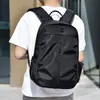 Mochila de Viagem de Poliéster com Porta de Carregamento USB Impermeável Grande Capacidade Bolsa para Laptop para Homens Mulheres Escola Caminhada
