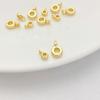 14K Cor Ouro Preservação Rodada Pendurado Fivela Anel de Conexão Pulseira Colar Pingente Fivela Feito à Mão DIY Primeiro Material de Jóias Acessórios