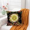 Funda de Almohada Estampada Estilo Étnico Amazon Transfronteriza Cojín para Coche Mesita de Noche Sala de Estar del Hogar Sofá