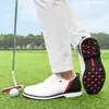 Zapatos de Golf de Cuero Talla Grande Transfronterizos para Hombre con Tacos Fijos, Otros Zapatos Casuales de Algodón Microfibra de Equilibrio