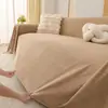 Suministro exclusivo transfronterizo de tela para funda de sofá impermeable para mascotas de color liso para todas las estaciones, toalla de sofá antideslizante, funda de sofá completa resistente a los arañazos