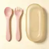 Cuchara de Silicona para Bebés y Recién Nacidos, Para Alimentar Agua, Leche y Comida; Utensilio de Alimentación para Bebés para Comer y Beber Papilla; Herramienta de alimentación con cuchara suave