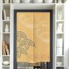 Cortina de Puerta Estilo Japonés Cortina Divisoria Cocina Dormitorio Baño Entrada Media Cortina Barra Telescópica Sin Perforaciones Cortina de Tela con Sombra