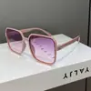 Nuevas gafas de sol de moda marinas para exteriores con protección solar ultravioleta, gafas de sol con cadena transfronteriza europea y americana, montura grande