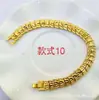 Joias Banhadas a Ouro Imitação Pulseira de Corrente para Relógio Feminino Amor Grossa Casamento Filme Invertido Pulseira Feminina Latão Puro