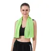 Toalla deportiva de alta calidad para cross-border, sensación fría, absorbente de sudor para hombres y mujeres, secado rápido, fría, para correr al aire libre, fitness, toalla de sudor para muñeca en stock