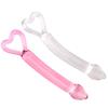 Cristal con Forma de Corazón para Hombres y Mujeres, Bolas Anales, Tapón Anal, Bastón de Masturbación Vaginal, Productos Sexuales para Adultos al por Mayor, Tira Anal