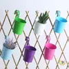 Macetas Colgantes de Metal Transfronterizas con Ganchos para Balcón de Casa, Cubos Pequeños para Flores, Macetas Colgantes de Jardín