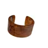Pulsera Acrílica Exagerada de Resina con Patrón Riche Grande Forma de Pulsera Francesa Ancha Cuadrada Distintiva Transfronteriza