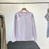 Camiseta Deportiva Casual de Manga Larga Suave y Transpirable para Parejas, Estilo Montaña, Bloques de Color con Costuras de Contraste, Tejido de Aire, Otoño Temprano
