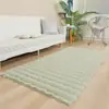 Tapete de Veludo Bolha para Uso Doméstico, Sofá da Sala, Mesa de Centro, Tapete de Chão, Cobertor de Cabeceira, Tapete Plush Estilo Creme