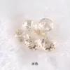 Venta al por mayor de botones acrílicos directos de fábrica botón de hongo transparente de cristal botón transparente para suéter