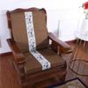 Cojín de sofá de madera maciza de invierno de gran venta con esponja de cojín engrosada extraíble y lavable caoba de alta calidad de tres plazas