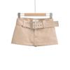 Estilo europeu e americano sexy cintura baixa quadril slim-fit saia feminina verão nova menina quente slim-fit slim-fit cinto saia