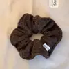 Elástico de Cabelo Grande de Tecido Coreano para Coque e Rabo de Cavalo, Corda de Cabelo Grossa Acessório de Cabelo para Mulheres