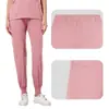 Ropa de Trabajo de Manga Corta Nueva Temu Estilo Europeo y Americano 95% Poliéster 5% Spandex Elástica Secado Rápido Uniformes para Enfermeras y Personal Médico