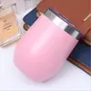 Comércio Exterior 12oz Porta-Ovo 304 Aço Inoxidável Camada Dupla Vácuo Casca de Ovo Copo Térmico Taça de Vinho Tinto Presente Corporativo