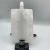 Nuevo en Stock, Varias Capacidades de Desinfectante de Alcohol, Bolsa con Boquilla Blanca Opaca, Desinfectante de Manos Portátil, Bolsa de Empaque de Líquido para Perm