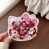 Faixa de Cabelo Trançada Desenho Animado Pinça de Cabelo Faixa de Cabeça para Menina Acessórios de Cabelo para Menininha Elástico de Cabelo Elástico de Borracha para Bebê