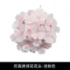 45 cabezas de hortensia artificiales, flores de seda de hortensia blancas para decoración de bodas, fondo de pared de flores para salón de bodas, flores artificiales decorativas DIY