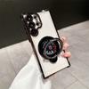 Fidget Spinner Compatible con Funda para Teléfono Samsung S26 Ultra Alivio del Estrés, Funda con Soporte Magnético de Cuatro Esquinas Galvanizado Anti-Caída S25