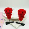 Pinza para el pelo de dibujos animados para niños, pinza de molinillo de viento linda, pinza de cerdito creativa