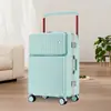 Maleta de Marco de Aluminio Modelo Nuevo 2026 para Hombres, Maleta de Carrito de Gama Alta para Mujeres, Maleta de Viaje Elegante y Resistente a Golpes con Asa Ancha y Cerradura de Combinación