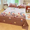 2026 Novo Modelo Classe A Algodão Nuvem Desenho Animado Lençol de Cama Oversized, Amigo da Pele, Estilo Quatro Estações para Dormitório, Colcha de Cama de Cobertura Total 1,5m