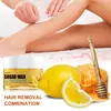 Sumax Exportación Transfronteriza Empaque en Inglés Amazon Temu Frasco Transparente Miel Limón Cera de Abeja 150g