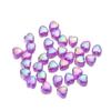 Cuentas de amor de color acrílico 9*9mm cuentas de caramelo de San Valentín cuentas coloridas para manualidades infantiles salida de fábrica