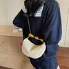 Bolsa de Mão Tendência de Nicho Verão 2025 Novo Estilo Retro Casual Simples Moda Corrente de Metal Bolsa de Ombro Transversal