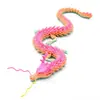 Ventas Directas de Fábrica Dragón Impreso en 3D Dragón Chino Articulado Adorno Luminoso Juguete Artesanía