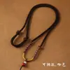 Colgante de Jade con Cuerda Tejida a Mano para Bebé Cordón para Colgante Cuerda de Collar Cuerda para Colgar en el Cuello para Hombres y Mujeres Ajustable