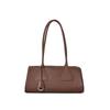 Bolso Baguette de Cuero Genuino para Mujer de Gran Capacidad Bolso de Hombro Sobaco Casual Combinable Vintage Diseño Nicho Piel de Vaca Bolso Dumpling