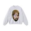 Suéter estilo hip hop americano para hombre, estilo Y2K, de algodón, estilo Harajuku, con estampado de ojos grandes y boca, clásico, de manga larga
