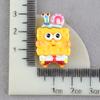Acessórios de resina dos desenhos animados Bob Esponja DIY Material artesanal Bolsa Acessórios para o cabelo Hairpin Cream Glue DIY Patrick Star Acessórios