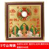 Colgante del Pueblo de Shanhai, Espejo Convexo del Pueblo de Shanhai, Adorno Colgante de Puerta del Pueblo de Shanhai, Pan de Oro, Madera Maciza, Venta Directa de Fábrica, Cantidades Grandes Disponibles para Consulta