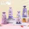 Saco de embalagem para doces de Páscoa, sacola de presente, saco para lembrancinha de festa de doces e biscoitos, saco OPP plano transfronteiriço com arame de amarração