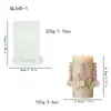 Portavelas de Ángel 3D Retro Molde de Silicona Adorno de Yeso con Relieve Europeo Velas Aromáticas Molde Transfronterizo Hecho a Mano