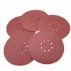 Hot de importación 9 pulgadas 8 agujeros disco flocado hoja de lija diámetro 217 mm juego combinado terciopelo posterior abrasivo neumático Pared lija