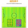 Fútbol Portátil Entrenador Pizarra Táctica Suministros Pizarra de Comando Juego Entrenamiento Magnético Borrable Plegable Cuaderno