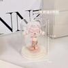 Suporte expositor de caixas surpresa Armazenamento Acrílico Transparente à prova de poeira Exibição de figuras de brinquedo de blocos de construção Vitrine de exposição Pop Mart Caixas de exposição