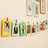 Creative picture frame DIY pendurado parede combinação foto frame cartoon papel pendurado 5 polegadas 6 polegadas 7 polegadas foto parede clipe de corda de cânhamo