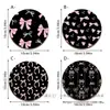Productos de decoración transfronterizos con etiquetado y dropshipping, posavasos anti-quemaduras, posavasos de madera para frutas, manualidades rosas, dropshipping de una sola pieza