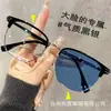 Nuevas gafas fotosensibles que cambian de color ultraligeras armazón medio óptico armazón de ceja retro negocios suaves para todo tipo de rostro gafas con protección contra luz azul