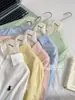 Camisa Azul Bordada de Ponis Estilo Francés para Mujer Manga Larga Estilo Coreano Diseño Holgado de Nicho