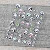 Celebridade da Internet Novo Desenho Animado Panda Adesivos para Unhas 5D Tridimensional Estilo Doce Padrão Pequeno Decorativo Autoadesivo Relevo Adesivos para Unhas